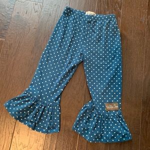 Matilda Jane Girl Sz4 Ruffle Pants (pants only)